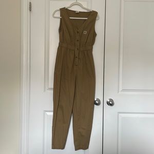 LUCY AND YAK TAN JUMPSUIT